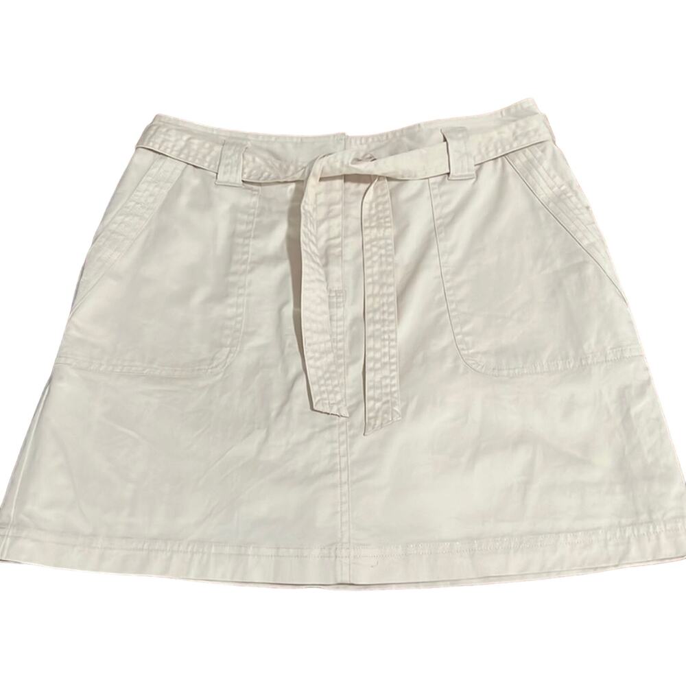 Josephine Chaus Light Stone Cotton Skort NWT Woman Size 6